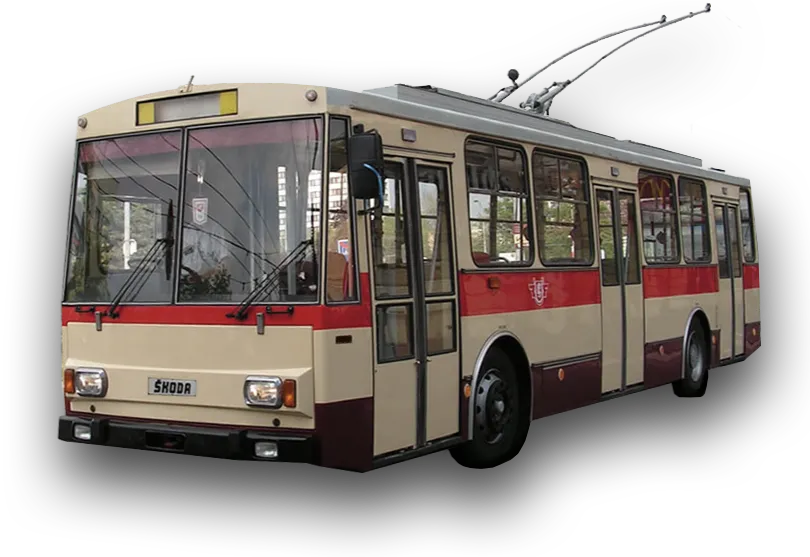 trolleybus front view, public transportation, city commute png